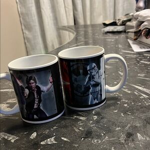 Star Wars Black Character Accent Ceramic Coffee Mug